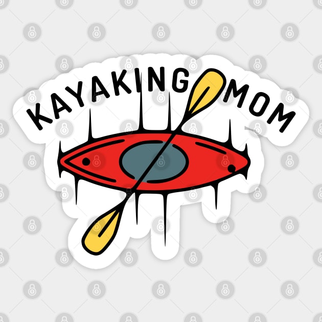 Kayaking Mom Sticker by HolidayBug